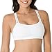 Fruit of The Loom Womens Spaghetti Strap Cotton Pull Over 3 Pack Sports Bra, Grey With Black/White/Black Hue, 44