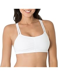 Fruit of the Loom - Sostén deportivo con almohadillas, para mujer, paquete de 3 unidades