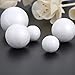 48 Pieces White Foam Craft Balls Decorating Ball for DIY, Crafting and Decoration (4 Sizes)