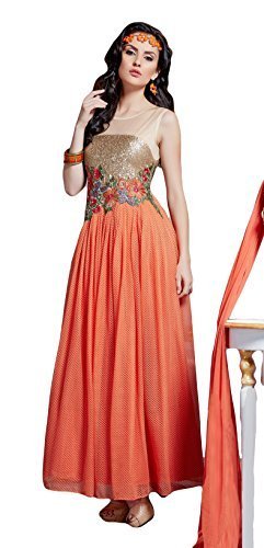 long gowns with dupatta