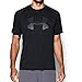 Under Armour Men's Tech Horizon Logo Tank, Black/Stealth Gray, Large