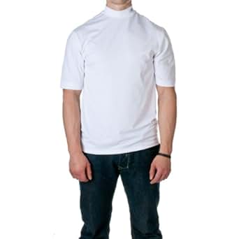 Amazon.com: Reebok Men's Play Dry Mock Neck Shirt, White, 3X-Large: Sports & Outdoors
