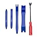 DEDC Auto Trim Removal Tool Kit Steel Fastener Remover Set Car Audio Radio Dash Dashboard Door Panel Trim Remover Repair Installer Open Pry Tool (Set of 5)