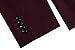 Coofandy Men's Casual Dress Suit Slim Fit Stylish Blazer Coats Jackets, Size Small, Wine Red