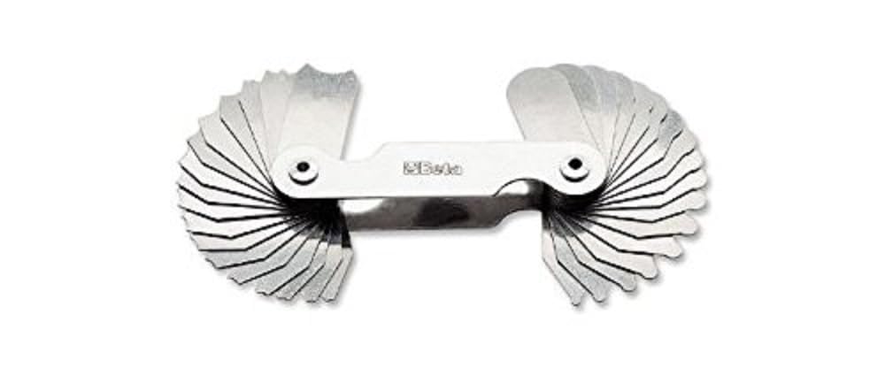 Beta 17070007 Model 1707 A/1 Radius Gauge, Concave and Convex Steel Blades, 1mm-7mm