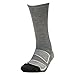 Feetures! Men's Elite Merino+ Cushion Crew, Gray + Pacific Blue, medium