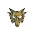 AYGYIYH Halloween Wolf Head Mask (Gold)