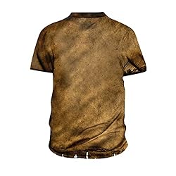 Mens Summer Crewneck Button Down Shirt for Leggings