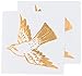 Tattly Temporary Tattoos, Cartolina Bird/Gold, 0.1 Ounce