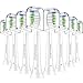 Replacement Brush Heads for Philips Sonicare Electric Toothbrush,DiamondClean, HealthyWhite, FlexCare,EasyClean, Essence +, PowerUp by Jiuzhoudeal,8 Pack (8 Pack, Green)