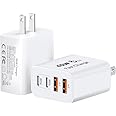 Amazon.com: USB C Block 40W, 4 Ports Wall Plug Fast Charging Block, PD ...