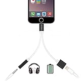 iPhone 7 / 7 Plus Adapter, iPhone 7 Accessories 2 in 1 Lightning Adapter Cable Charge and Headphone Splitter