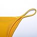 RELTANGL Women's 2 Piece Bikini Triangle Top Brazilian Bottom Swimwear Bikini Set, Yellow, Small (US 2-4)