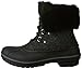 crocs Women's AllCast II Luxe Snow Boot, Black Shimmer, 7 M US