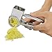 Romote Multipurpose Rotary Cheese Grater, Stainless Steel Cutter Grinder with 4 Interchangeable Drum Blades