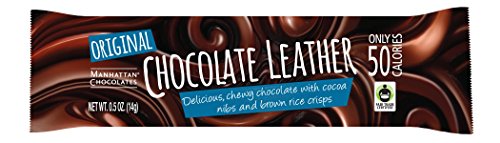 Chocolate Leather (Taffy), Chewy Chocolate 0.5oz Orginal (36 Pack in Display Box)