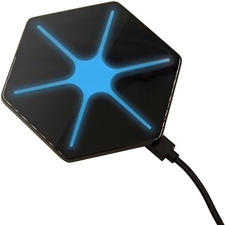 [2018 UPGRADED] Best Wireless Charger - HappyHapi Auto Safety Qi Wireless Charging Pad for for iPhone 8 or iPhone X,Universal For All Qi-Enabled Devices