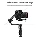 FeiyuTech Official AK2000 Gimbal 3-Axis Handheld Stabilizer for DSLR/Mirrorless Camera for Sony a9 a7III a7RIII Canon M50 EOS 6D Mark II EOS 200D II Pan - asonic GH4 GH5 Nikon Payload 2.8KG/6.17lb