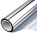 Window Privacy Film One Way Window Tint for Home and Office Daytime Reflective Stained Glass Sun Blocking Heat Blocking Anti UV Mirror Film Silver 35.5 Inch x 6.5 Feet