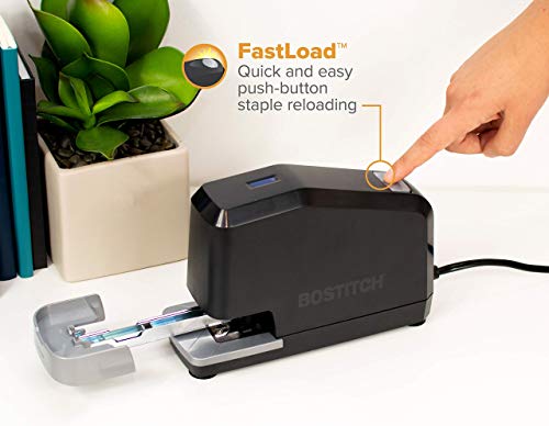 Bostitch Impulse 45 Sheet Electric Stapler Value Pack - Double Heavy Duty, No-Jam with Trusted Warranty Guaranteed by Bostitch, Black (B8E-Value) (Certified Refurbished)