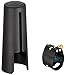 Rovner Ligature & Plastic Cap for Baritone Saxophone - Light Ligature for Hard Rubber Mouthpiece (L-3R (L9))