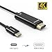 Belinda USB C to HDMI Cable, USB-C Type c to HDMI Cable 6FT with Aluminium Case Support 4K Resolution for Apple New MacBook Pro 2017, Samsung Galaxy S8