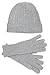 Fishers Finery Women's 100% Pure Cashmere Hat & Glove Set with Exquisite Box