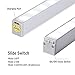 LED Closet Light, Cshidworld Rechargeable Built-in Battery Motion Sensing Light Wireless Portable 18-LED Under Pantry Cabinet Lighting Lamp (Off/On/Auto Switch)
