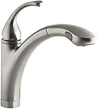 KOHLER K-10433-VS Forte Single Control Pull-out Kitchen Sink Faucet