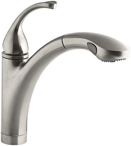 KOHLER K-10433-VS Forte Single Control Pull-out Kitchen Sink Faucet