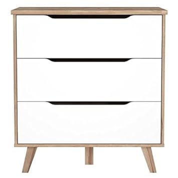 Finlandek Vankka Scandinavian Style Chest Of Drawers Oak And