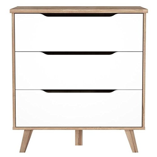 Finlandek Vankka Scandinavian Style Chest Of Drawers Oak And