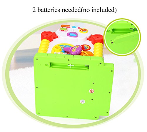 rolimate Electronic Geometric Shape & Colors Pairing Blocks Educational Learning Toys, Musical Activity Play Center House With Counting Help/Know Animals/Electronic Piano/Open Door/Etc - Thumbnail 6