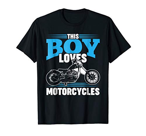 Motorcycle gift for boys motor bike gift for kids T-ShirtOEKO-TEX STANDARD 100