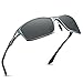 Soxick Men's Polarized Unbreakable Metal Large Frame Classic Retro Fishing Sunglasses Ultra Light