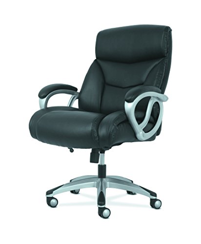 basyx-by-HON-Big-and-Tall-Leather-Executive-Chair-High-Back-ComputerOffice-Chair-Black-HVST341