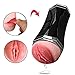 Male Masturbator Sexymate Double Ended Pocket Pussy Metal Realistic Vigina Male Masturbators Tunnel Travel Masturbator Realistic Sexy Blonde Pussy Molded (Vibrating Male Masturbator)