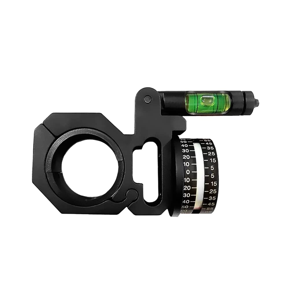 HWZ Angle Degree Indicator with Bubble Level Precision Rifle Angle Cosine Fit 25.4mm/1" and 30mm/1.18" Right Side Mounted