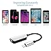 Headphone Adapter to 3.5 mm Earphone Jack Compatible with iPhone X Charge Connection Converter Audio Splitter for iPhone 7/7 Plus/8/8 Plus/X/XR/XSMax Support Music &Charger Support iOS12 or Laterthumb 2