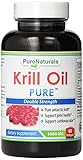 Pure Naturals Krill Softgels, 1000 mg, 60 Count