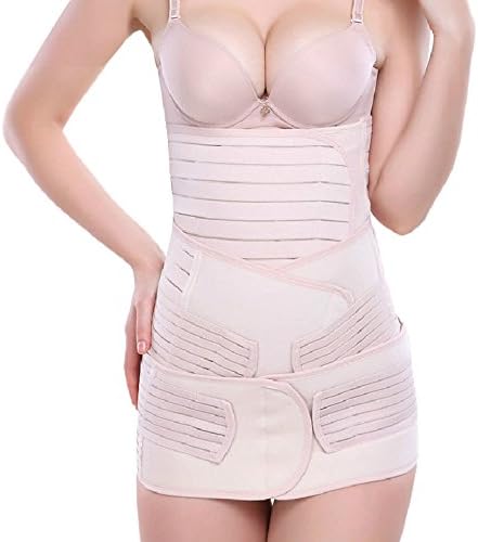 Postnatal Recovery &amp; Support Belly Band 3-in-1 Waist Slimming Belt Shapewear Postpartum Support (L)