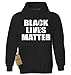 Hoodie Black Lives Matter Adult Large Black