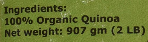 Indus Organics White Quinoa Seeds, 2 Lb Bag, 99% Purity, Pre-Washed, Premium Quality, Non-gmo, Freshly Packed - Thumbnail 3
