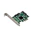 I/O Crest 4 Port SATA III PCI-e 2.0 x2 Non RAID Hard Drive Controller Card Marvell 9235 Chipset