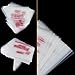 DLOnline 200 Pcs Disposable Cream Pastry Bag Cake Icing Piping Decorating Tool Cupcake Decorating Piping Icing Bag (Red)