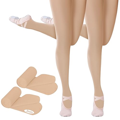 Photo 1 of 1 Pair Girl's Ballet Dance Tight,Ultra Soft Footed Ballet Legging Stocking For practice