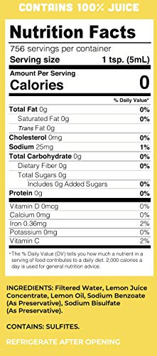 Lucy's Family Owned - Lemon Juice, 1 Gallon (128oz.) - Image 6
