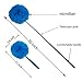 3 pcs Sackorange Retractable Long-Reach Washable Dusting,Set of 3 Microfiber Fiber Hand Duster with Telescoping Pole Extension Pole 30