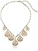 1928 Jewelry Vine Filigree Teardrop Collar Necklace, 16