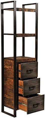 Moti Furniture Allison Bookcase with 3-Drawer